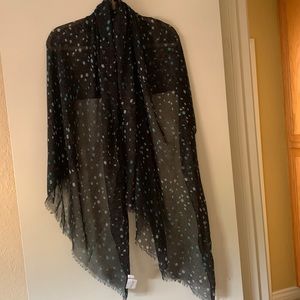 Thirty-one Avenue Scarf as a large Shall. In a bag, with tags.